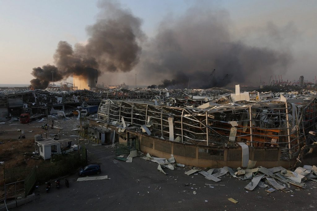বৈরুত বন্দরে বিস্ফোরণে ৭৮ জনের মৃত্যু, আহত ৪ হাজারের বেশি