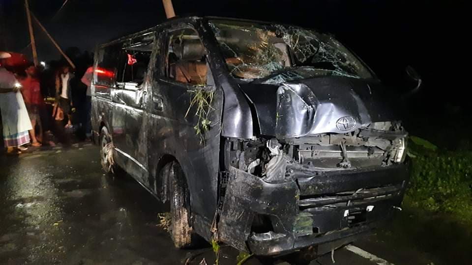 নরসিংদীতে বাস-মাইক্রোবাস সংঘর্ষ, নিহত ১