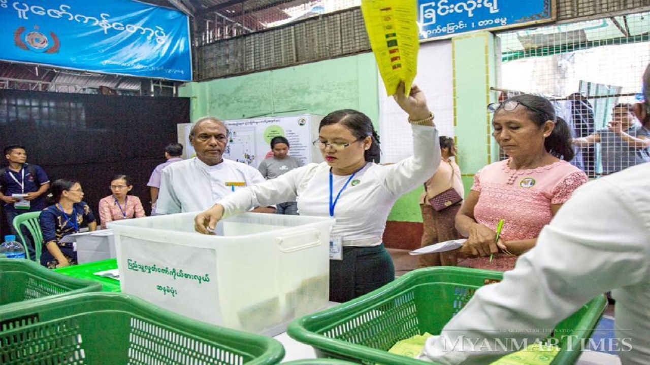 মিয়ানমারে ৮ নভেম্বর সাধারণ নির্বাচনের ভোটগ্রহণ