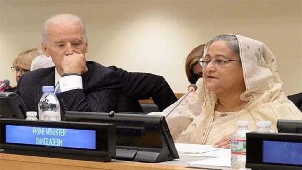 বাইডেনের সাথে প্রধানমন্ত্রীর জানাশোনা থাকায় লাভবান হতে পারে বাংলাদেশ