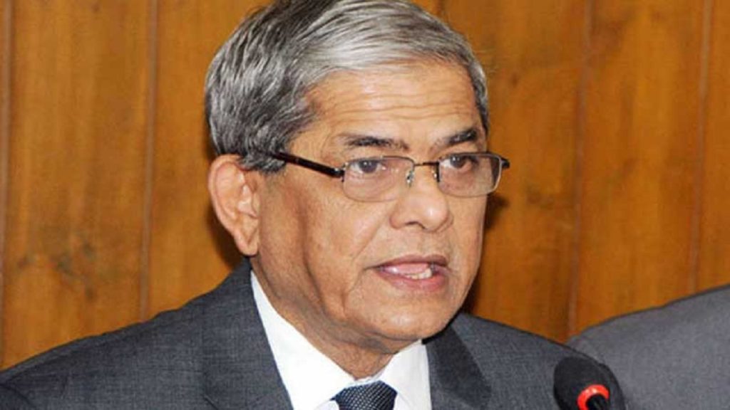 সরকারের এজেন্টরা বাসে আগুন দিয়েছে: ফখরুল