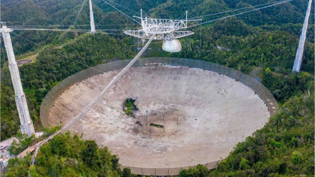 ভেঙে পড়ল জেমস বন্ডের সেই টেলিস্কোপ