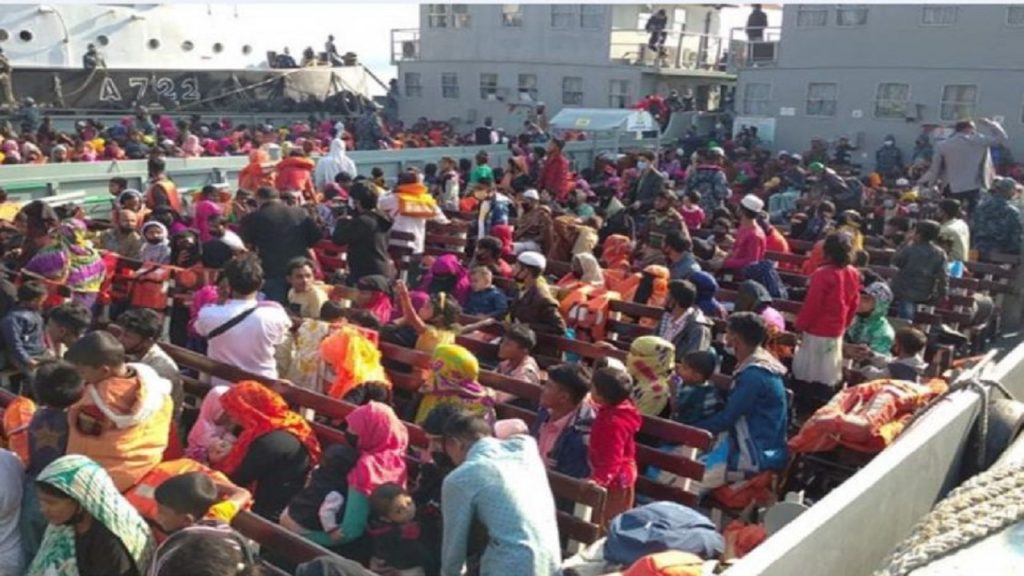 আজ তৃতীয় দফায় ভাসানচরে যাচ্ছে রোহিঙ্গারা