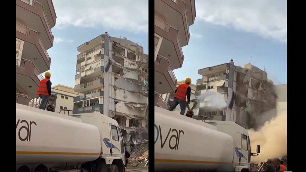 তুরস্কে পরিকল্পিতভাবে ভবন ধ্বংসের সময় ক্ষতিগ্রস্ত হলো অন্যান্য স্থাপনা