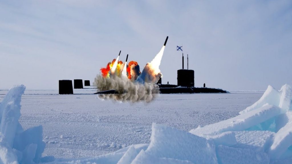 রাশিয়ায় বরফের নিচে পরমানু অস্ত্রের মহড়া