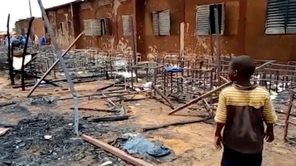 নাইজারে ভয়াবহ অগ্নিকাণ্ডে প্রাণ হারালো ২০ শিশু