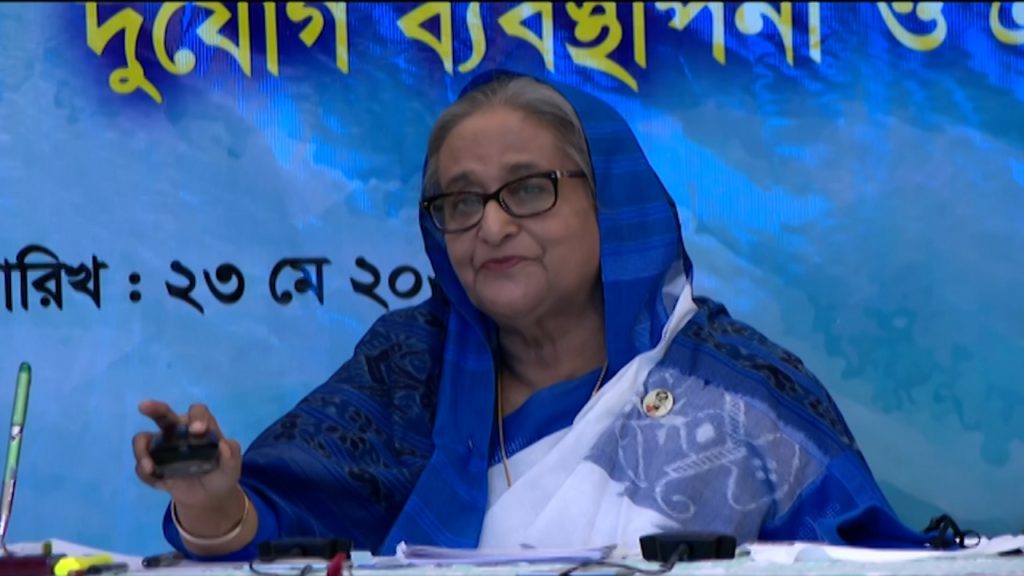 আসন্ন ঘূর্ণিঝড় মোকাবিলায় সরকার যথেষ্ট পদক্ষেপ নিয়েছে: প্রধানমন্ত্রী