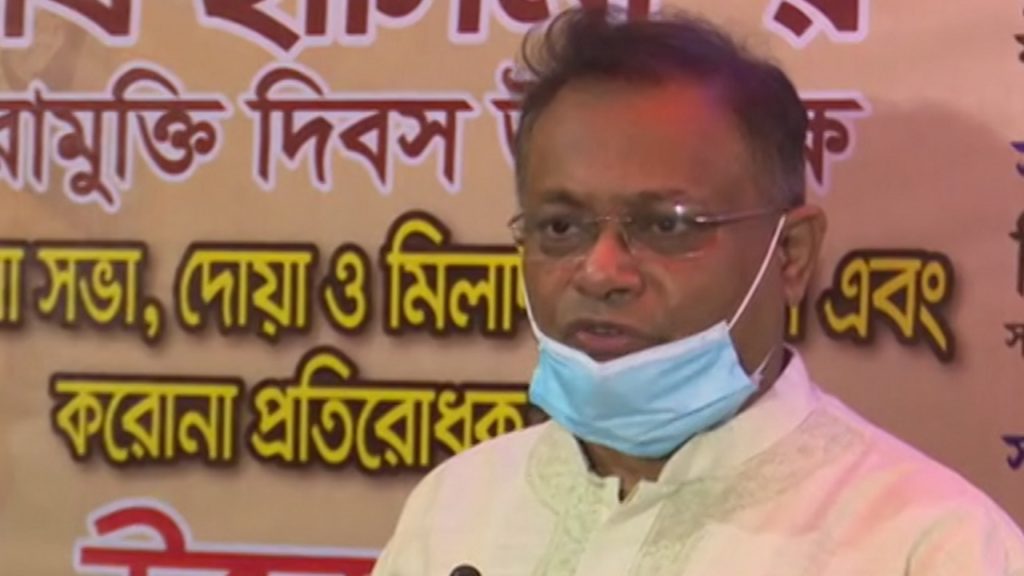 শেখ হাসিনার নেতৃত্বে যে উন্নয়ন হচ্ছে, তা বিএনপির সহ্য হচ্ছে না: তথ্যমন্ত্রী