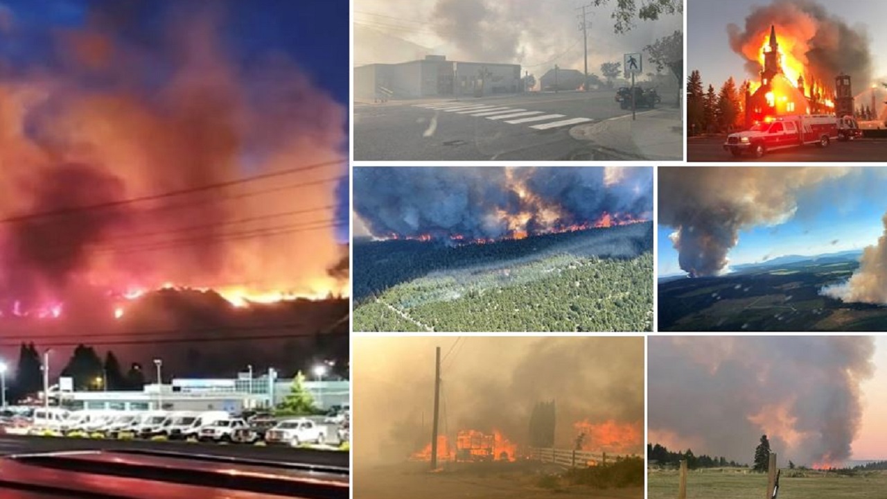 কানাডায় ১২ হাজার বজ্রপাতে নতুন ১৩০টি জায়গায় দাবানল