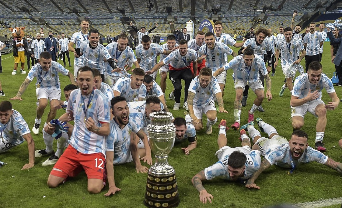 ফাইনালে পৌঁছানোর আগেই তৈরি হয়েছিল আর্জেন্টিনার স্মারক জার্সি