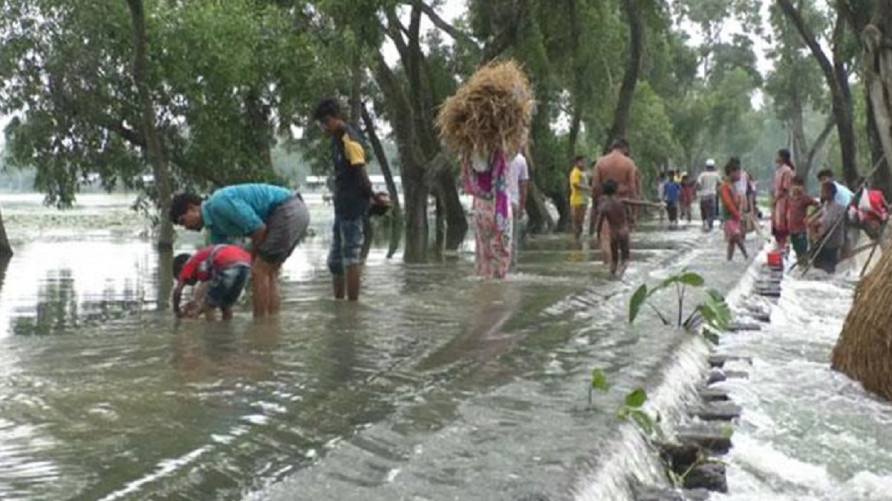 বন্যা পরিস্থিতি: উত্তরে কমলেও মধ্যাঞ্চলে নদীর পানি বিপৎসীমার উপরে