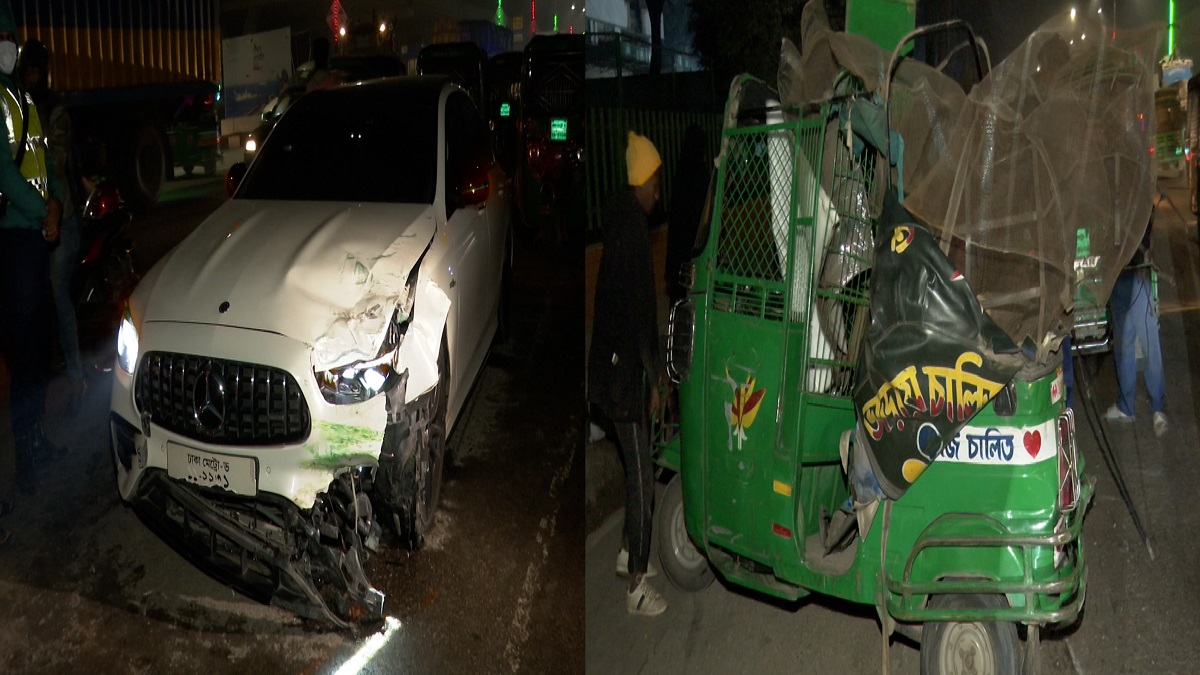 বনানীতে বেপরোয়া কার রেস: সিএনজি চালকসহ আহত ৫