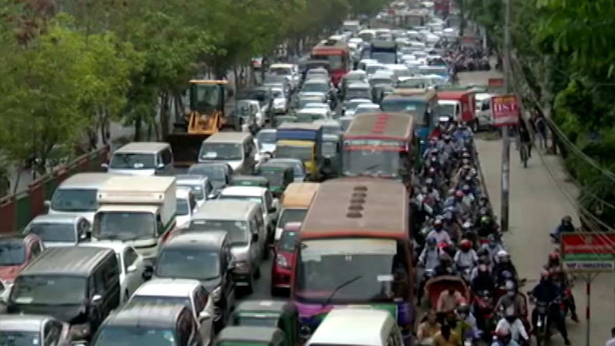যানজট থেকে রেহাই পাচ্ছে না রাজধানীবাসাী