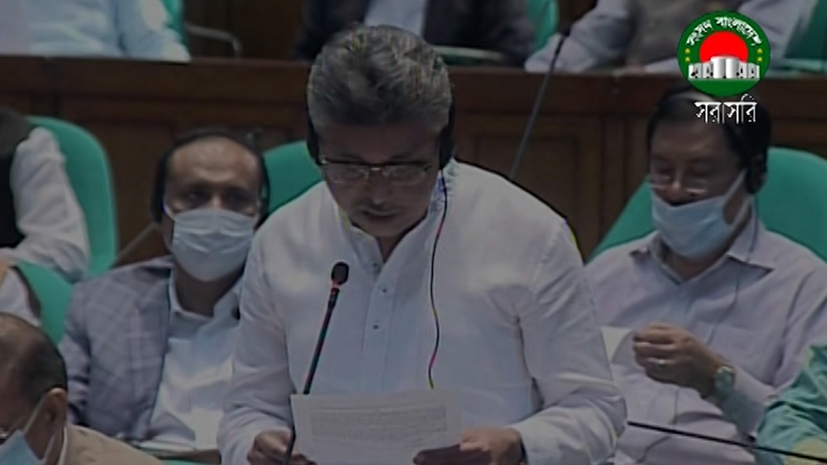 পদ্মাসেতু নির্মাণ করায় সংসদে প্রধানমন্ত্রীকে ধন্যবাদ প্রস্তাব