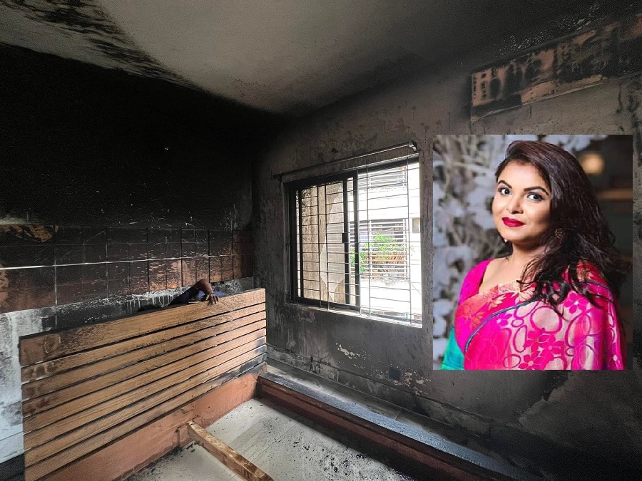 শাওনের মায়ের বাসায় এসি বিস্ফোরণ, রক্ষা পেলেন সবাই