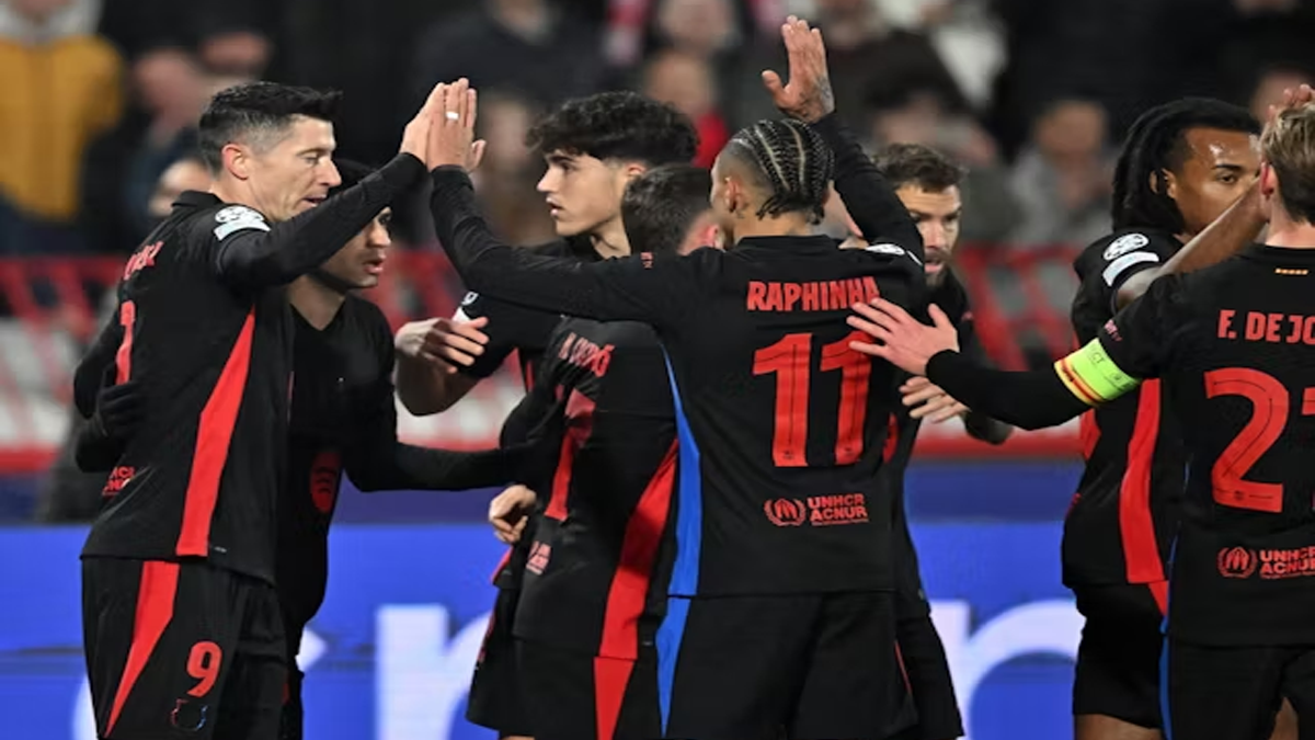 বেলগ্রেডকে ৫-২ গোলে হারিয়েছে বার্সেলোনা