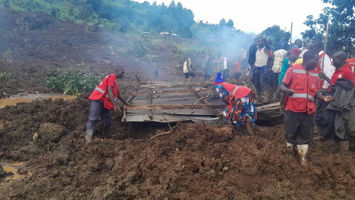 উগান্ডায় ভূমিধসে নিহতের সংখ্যা বেড়ে ৩০