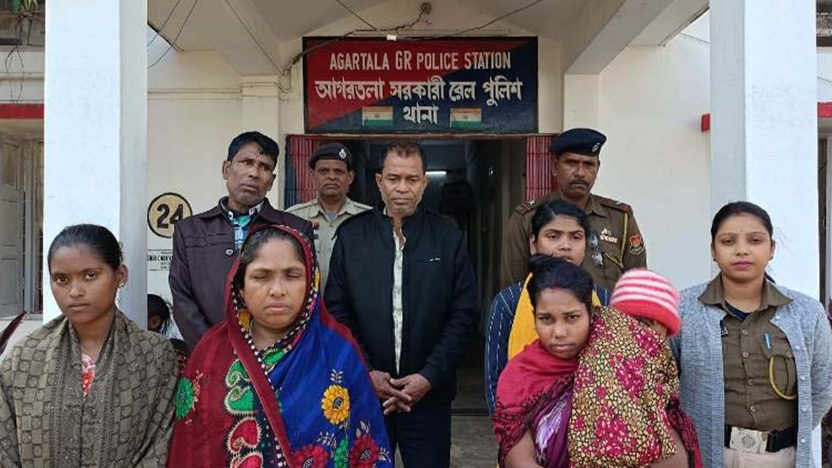 আগরতলা রেলস্টেশনে গ্রেফতার ৬ বাংলাদেশি