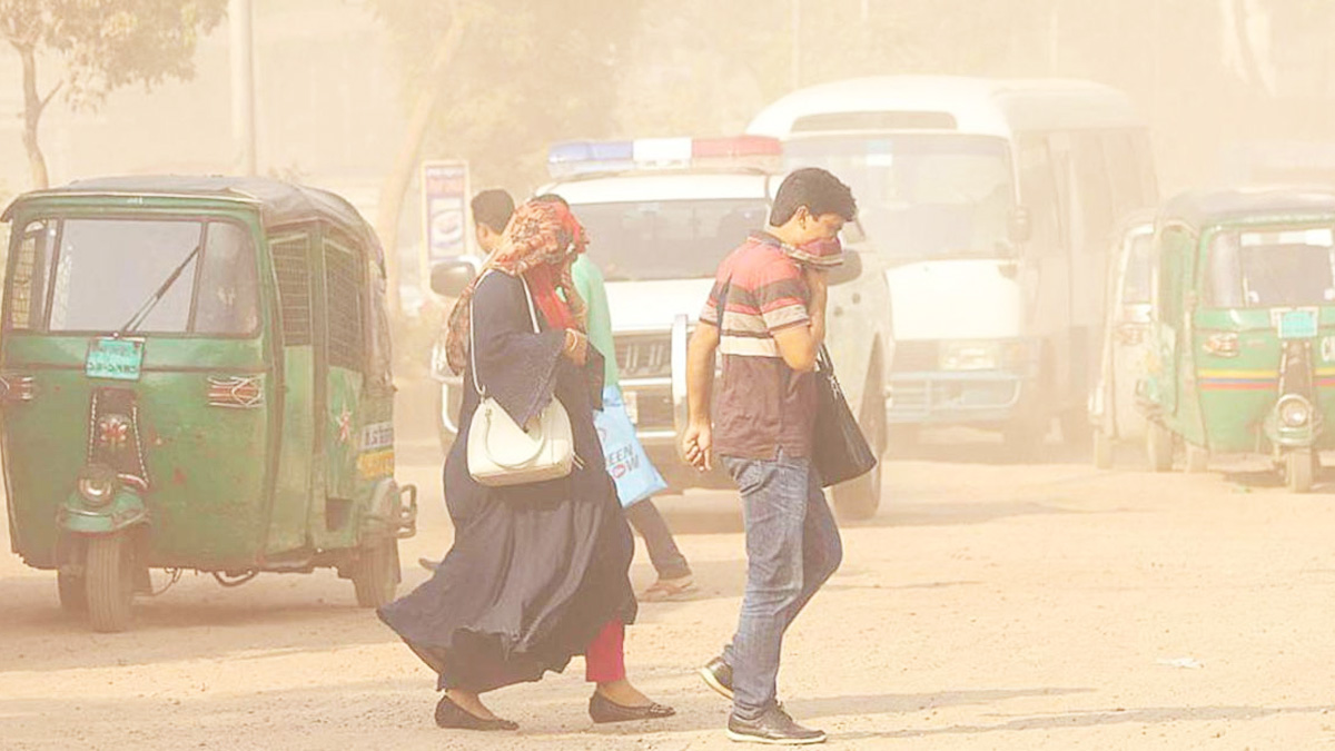 ঢাকার বাতাস আজও ‘অস্বাস্থ্যকর’, দূষণে অবস্থান পঞ্চম