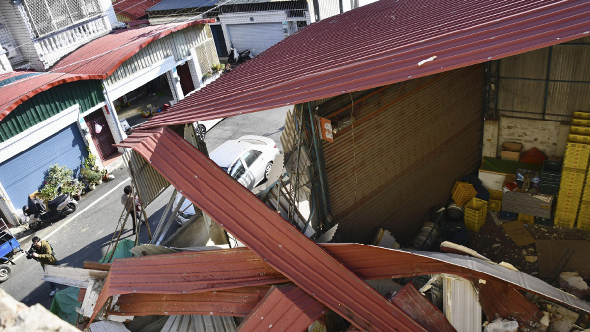 ৬.৪ মাত্রার ভূমিকম্পে কেঁপে উঠেছে তাইওয়ান