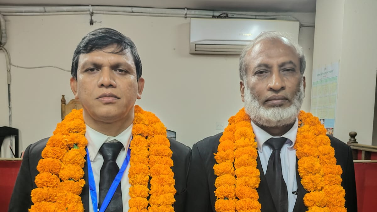 লেবার কোর্ট বার অ্যাসোসিয়েশনের সভাপতি সাত্তার ও সা. সম্পাদক শাহেদ