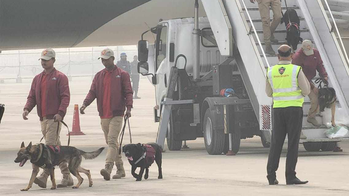 পাকিস্তানি নম্বর থেকে বিমানে বোমা হামলার বার্তা আসে