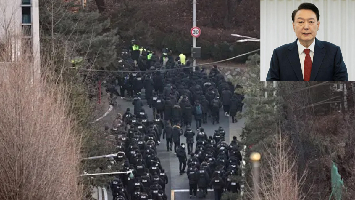 দক্ষিণ কোরিয়ার অভিশংসিত প্রেসিডেন্ট গ্রেফতার