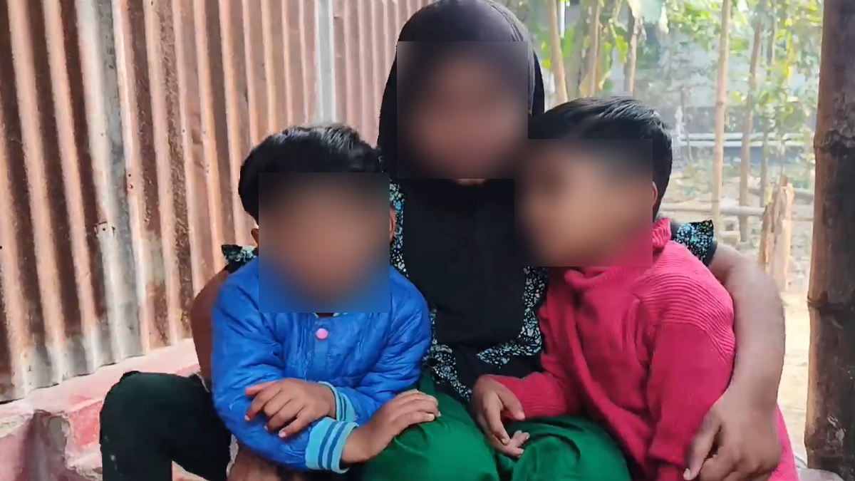 মৃত স্বামীর ঋণের মামলায় স্ত্রী কারাগারে, আসামি ৩ শিশু সন্তানও