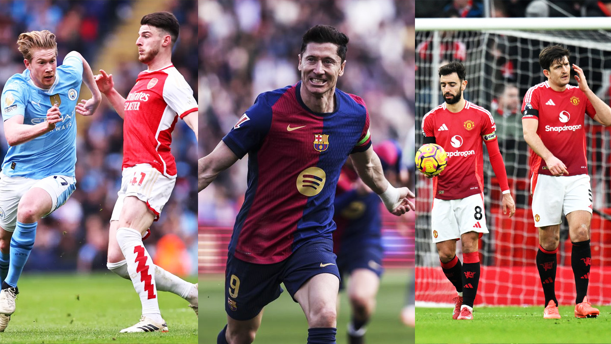 ইউরোপিয়ান ফুটবল: বার্সা-আর্সেনালের জয়ের রাতে হেরেছে ‘দুই ম্যানচেস্টার’