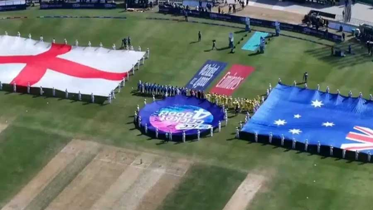 ইংল্যান্ড-অস্ট্রেলিয়া ম্যাচে বেজে উঠলো ভারতের জাতীয় সঙ্গীত!