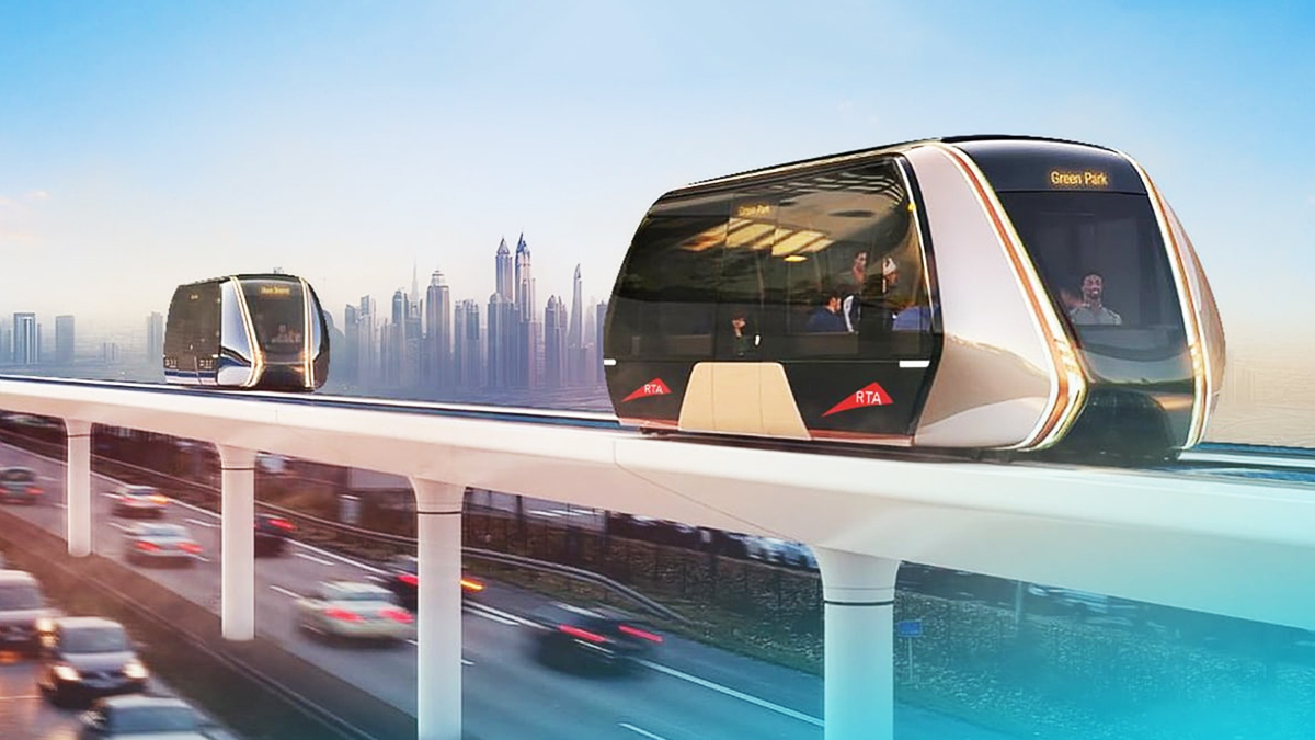 দুবাইয়ে ঘণ্টায় ১০০ কিলোমিটার গতির রেল বাস চালু