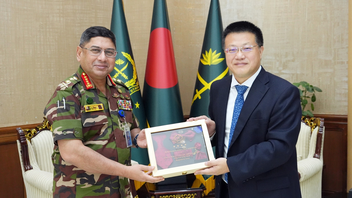 সেনাপ্রধানের সঙ্গে চীনের রাষ্ট্রদূতের সৌজন্য সাক্ষাৎ
