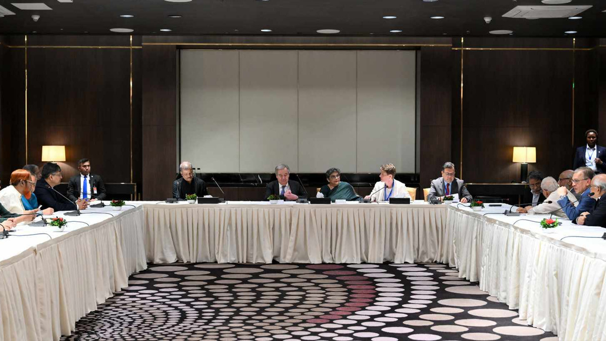 রাজনৈতিক দলগুলোর সাথে জাতিসংঘ মহাসচিবের বৈঠক, যা বললেন নেতারা