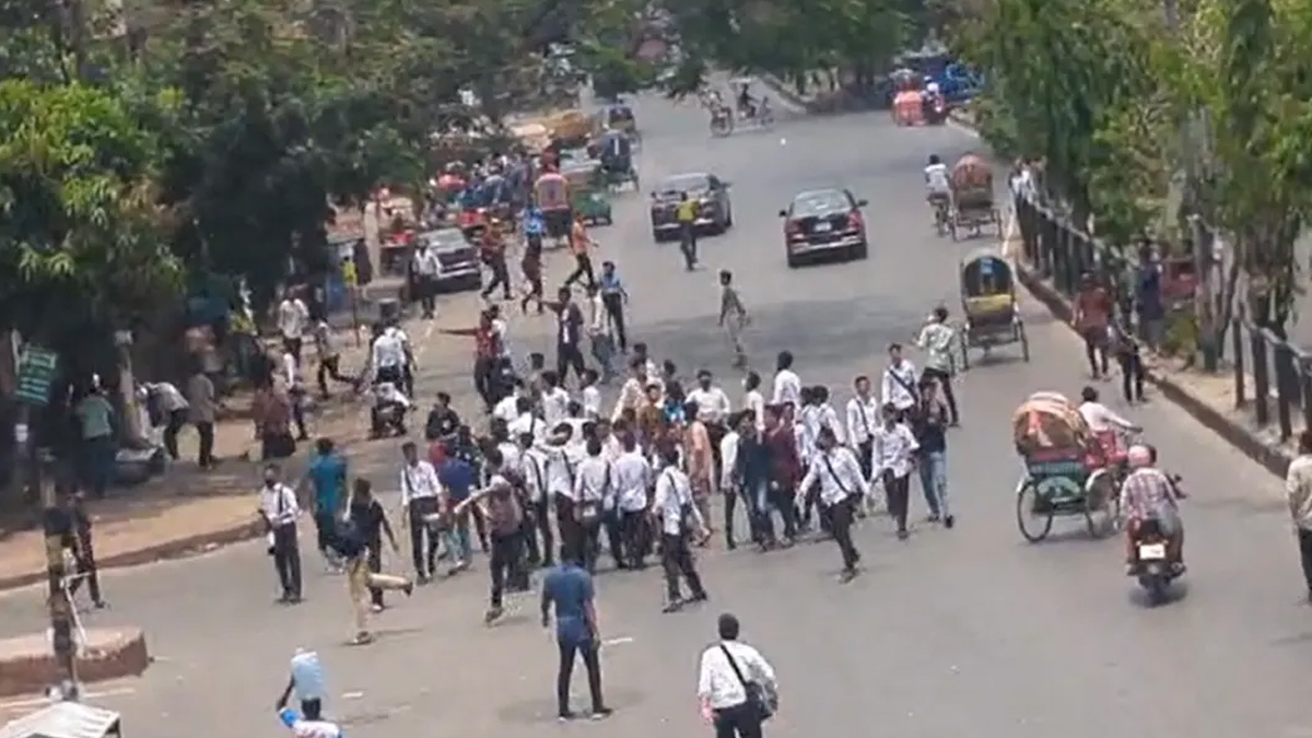 ৭ দিনের বিরতি দিয়ে আবারও সংঘর্ষে জড়ালো ঢাকা কলেজ-সিটি কলেজ