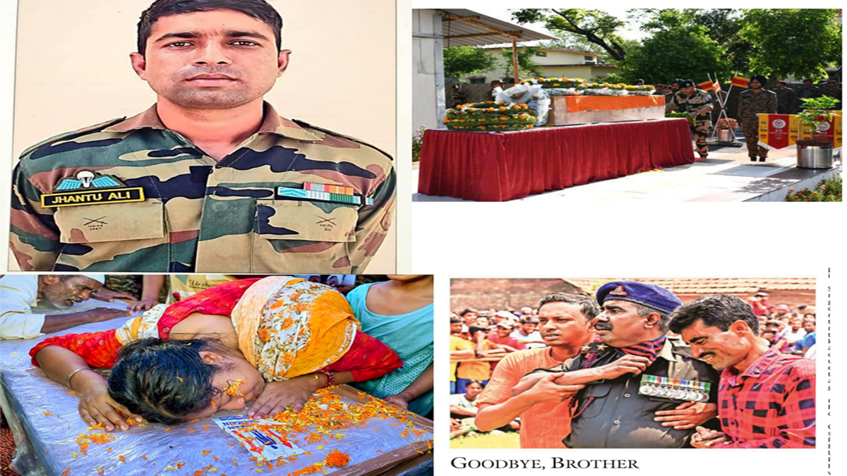 শহীদ ঝন্টু আলিকে শেষ শ্রদ্ধা জানালো না বিজেপি!