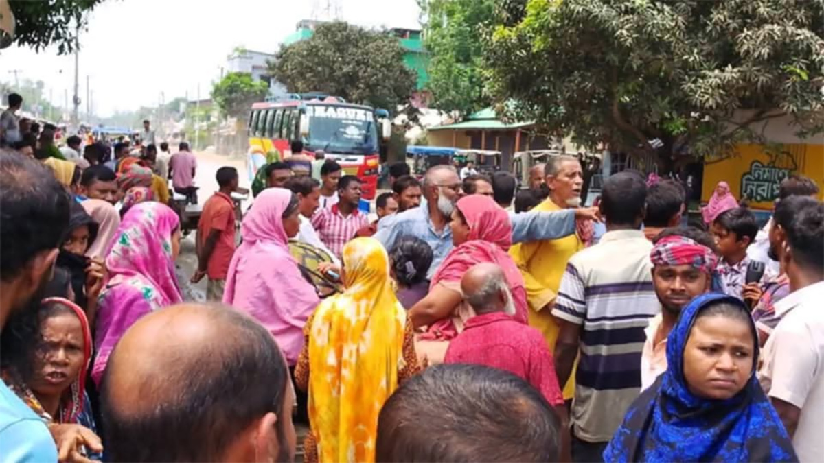 গাইবান্ধায় কাভার্ড ভ্যানের চাকায় পিষ্ট হয়ে শিশু নিহত