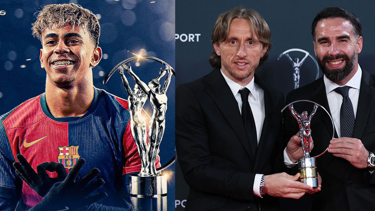 লরিয়াসে বর্ষসেরা উদীয়মান খেলোয়াড় ইয়ামাল, সেরা দল রিয়াল