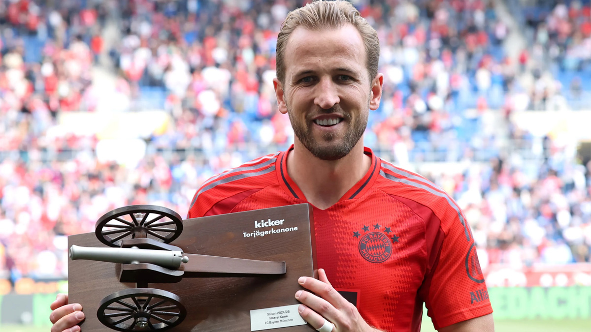 টানা দ্বিতীয়বারের মতো বুন্দেসলিগার টপ স্কোরার কেইন