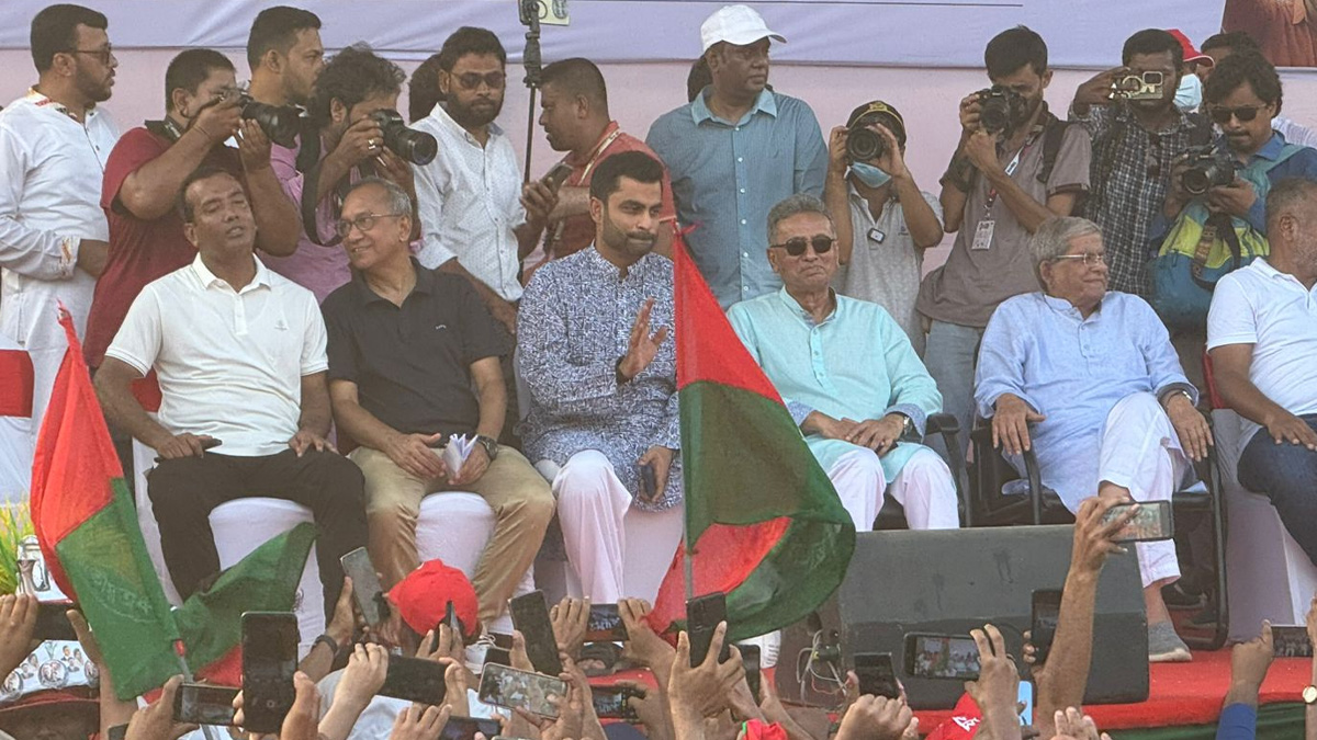 চট্টগ্রামে বিএনপির তারুণ্যের সমাবেশে তামিম ইকবাল