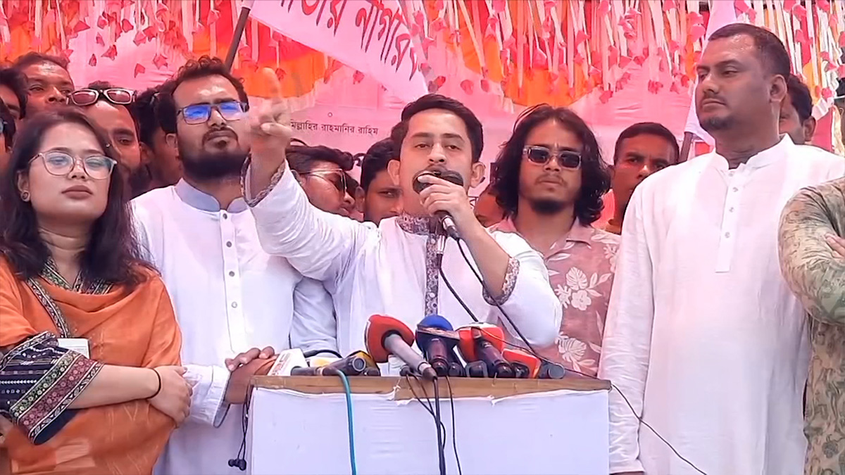 অভ্যুত্থান পরবর্তী নতুন বাংলাদেশে কাউকে স্বৈরাচারী হয়ে উঠতে দেয়া হবে না: সারজিস আলম