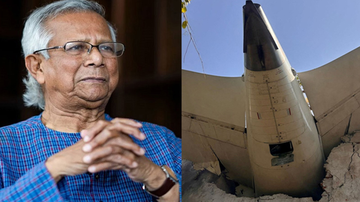 ভারতে বিমান বিধ্বস্তের ঘটনায় প্রধান উপদেষ্টার শোক