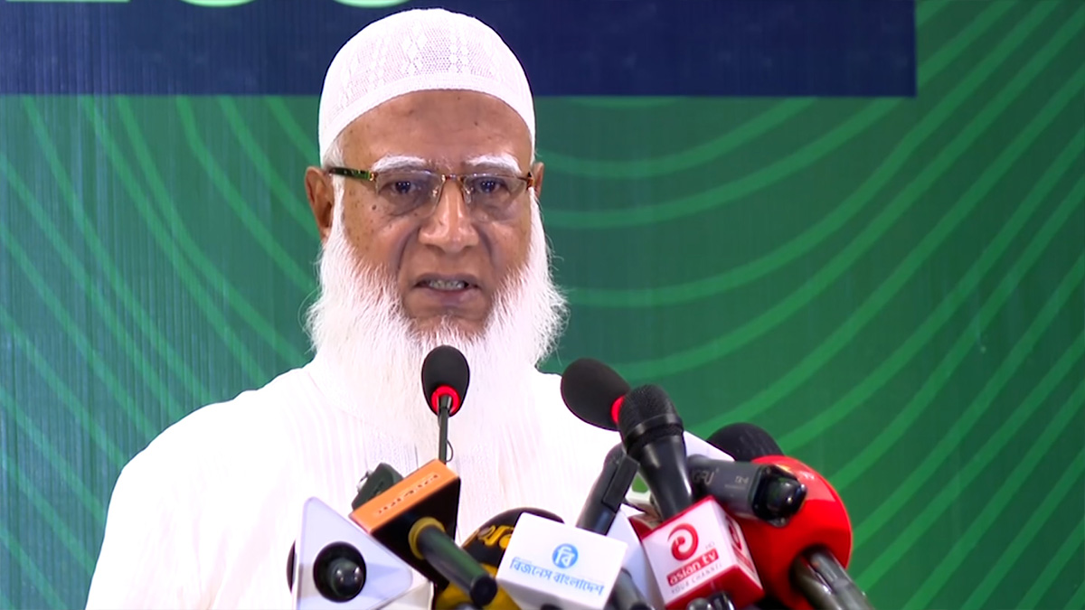 ভোটের জন্য সরকারকে সময় বেধে দেয়ার পক্ষে নয় জামায়াত: আমির