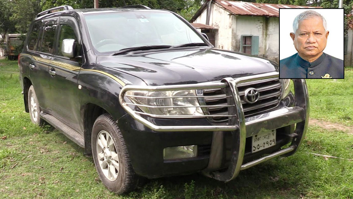 সাবেক প্রতিমন্ত্রী মোতাহারের কোটি টাকার গাড়িসহ ২ জন আটক