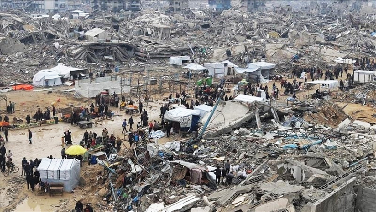 গাজায় প্রাণহানি ছাড়াল ৫৮ হাজার