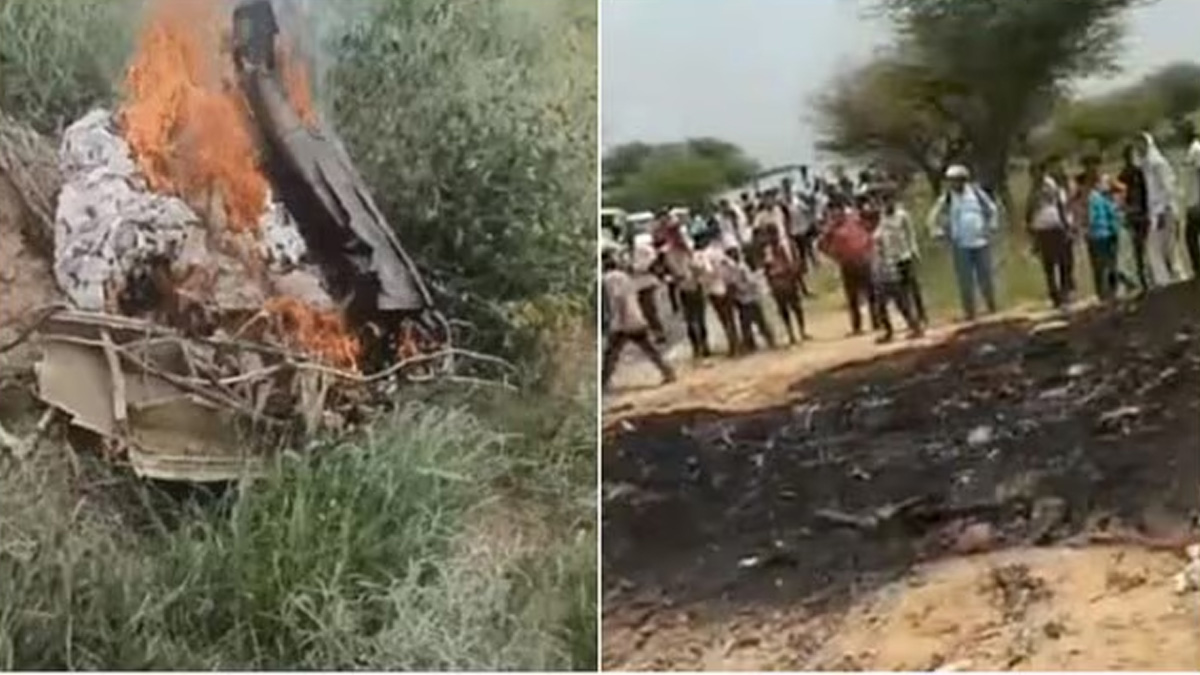 রাজস্থানে বিমান বিধ্বস্ত, দুই পাইলট নিহত