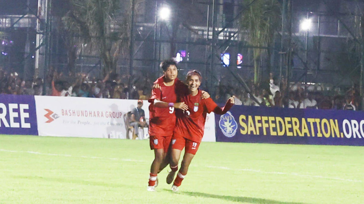 ভুটানকে ৩-০ গোলে হারিয়েছে বাংলাদেশ