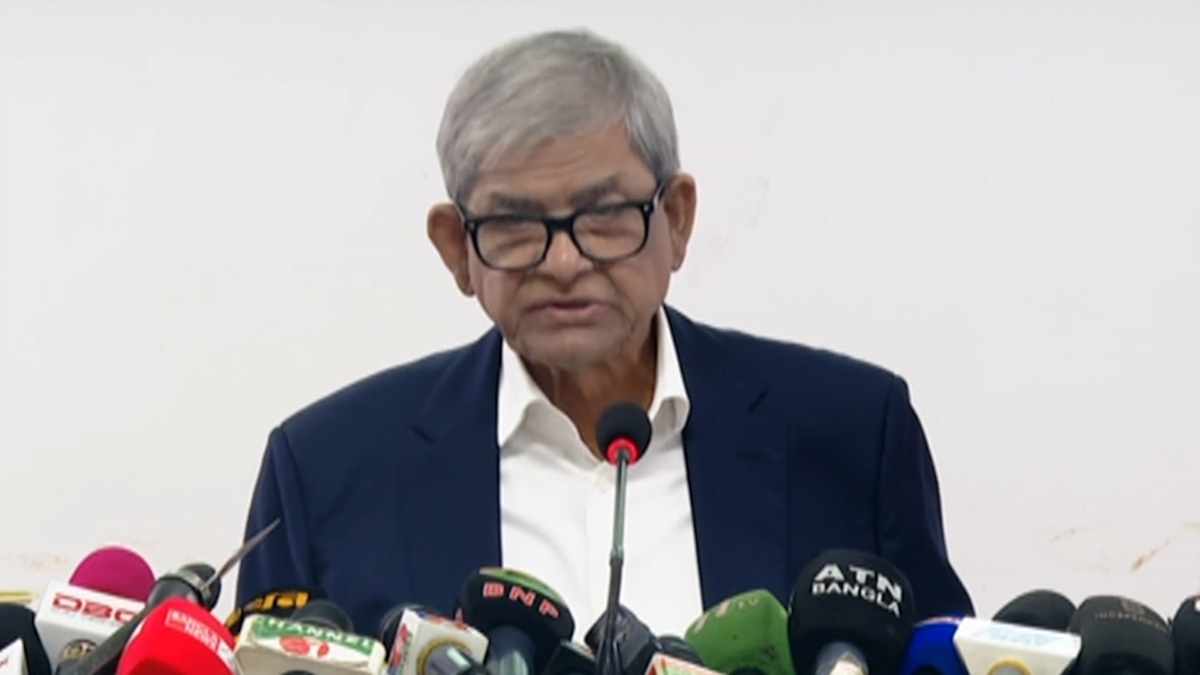 ভোটের আগে টেলিকম নেটওয়ার্ক পলিসি প্রণয়ন করা সমীচীন হবে না: মির্জা ফখরুল