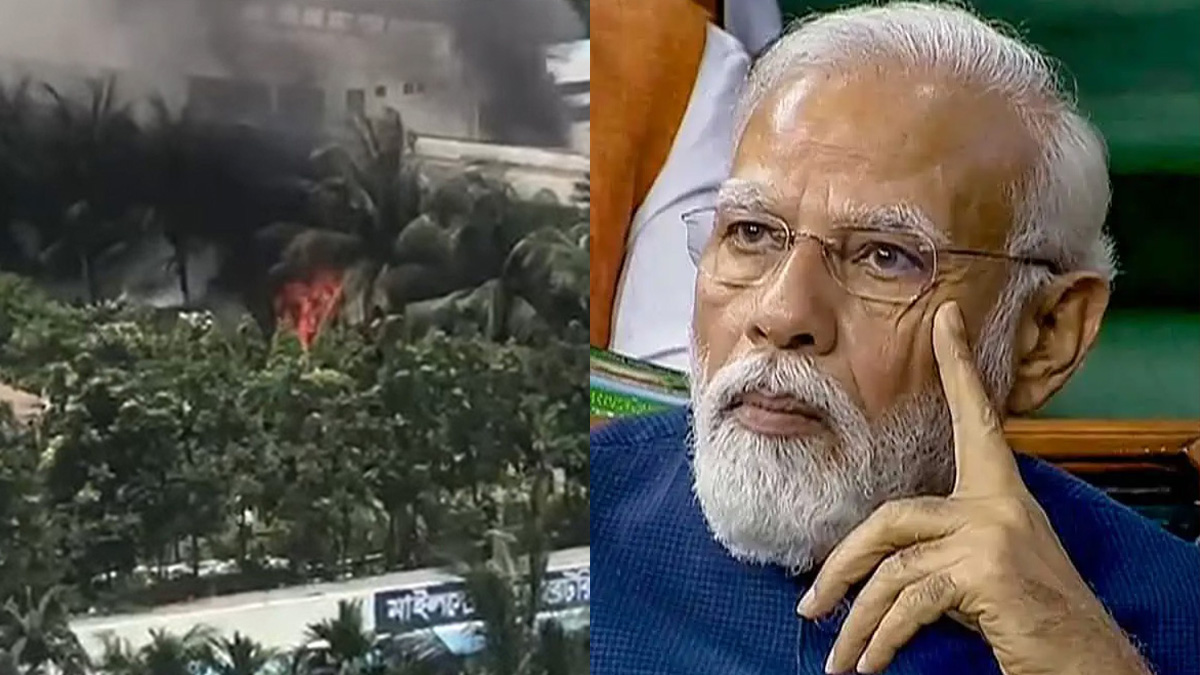 মাইলস্টোনে বিমান বিধ্বস্তের ঘটনায় নরেন্দ্র মোদির শোক