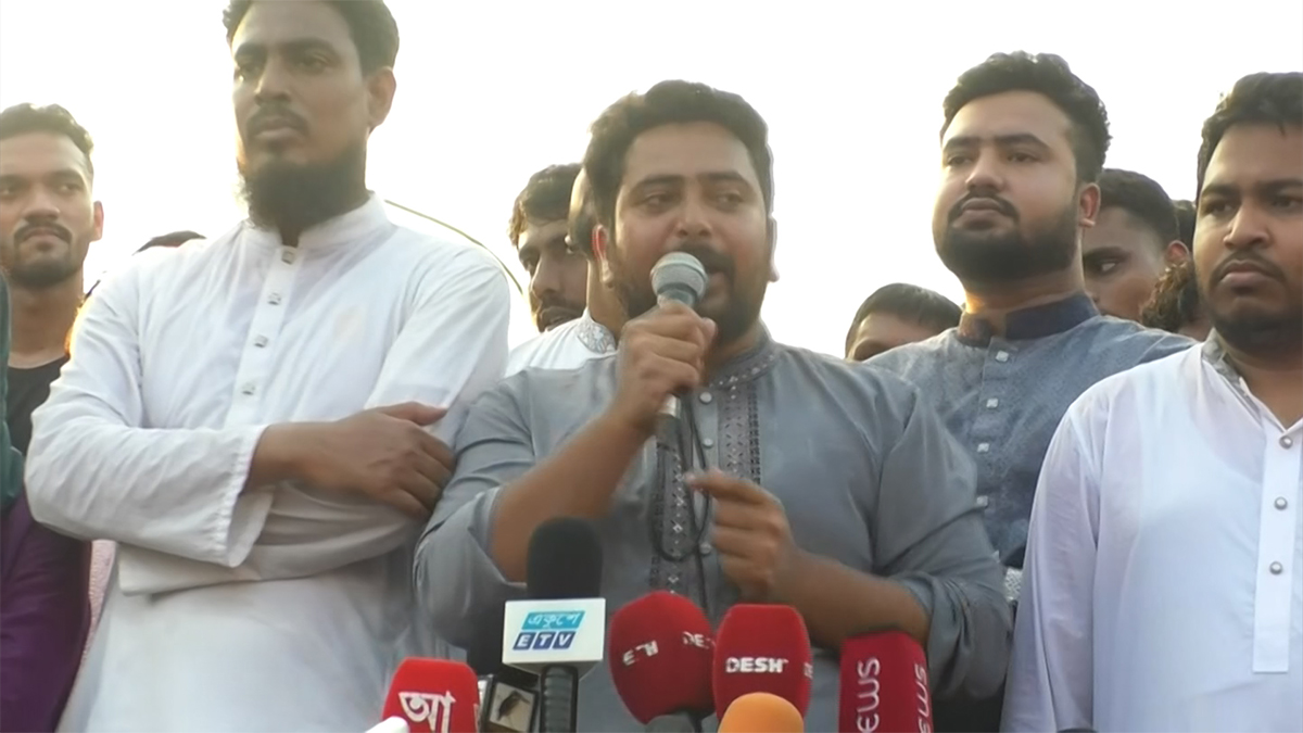 চাঁদাবাজদের কাছে দেশ বর্গা দেয়া হবে না: নাহিদ