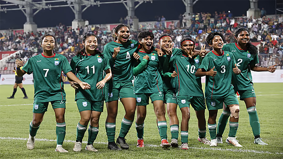 সাগরিকার ৪ গোল, নেপালকে উড়িয়ে চ্যাম্পিয়ন বাংলাদেশ